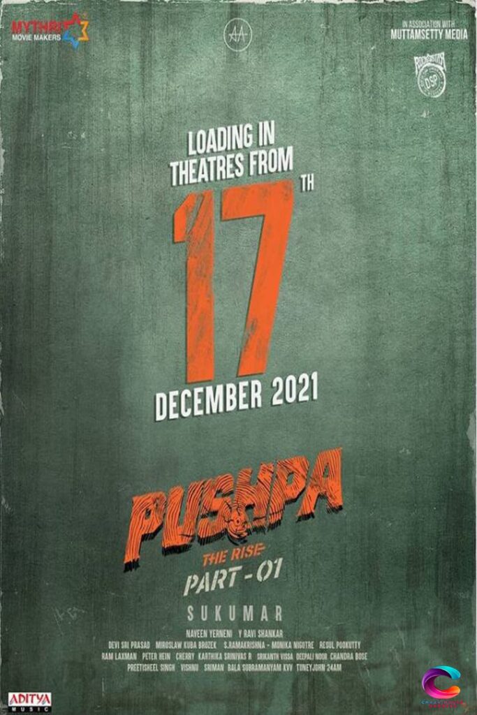 Pushpa The Rise release date on dec 17th