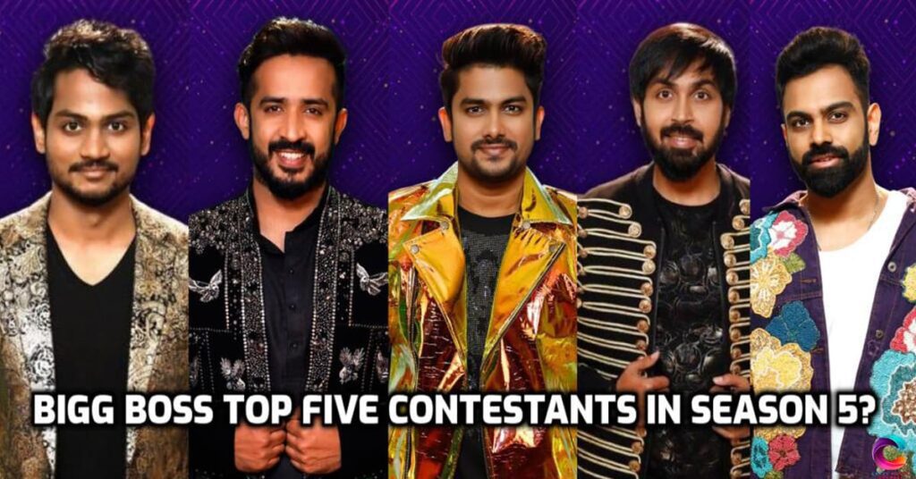 BIGG BOSS Top Five Contestants in Season 5