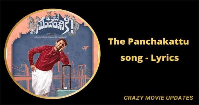 The Panchakattu Song lyrics in English and Telugu